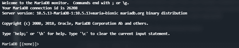 MariaDB Command Line